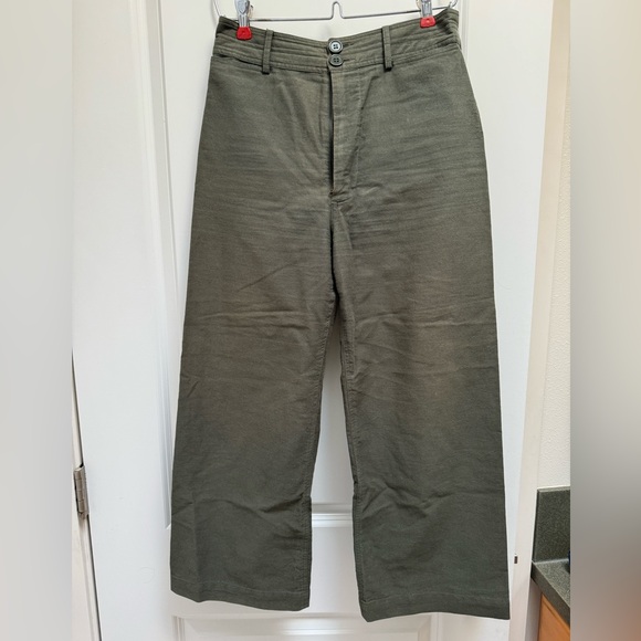 Apiece Apart Merida pants olive/fatigue green 2 - Picture 1 of 3